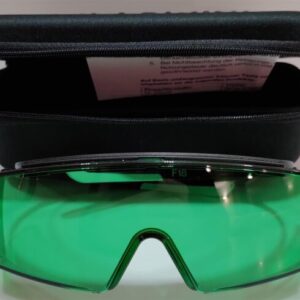 Ochelari de protecție laser verzi pentru terapeut